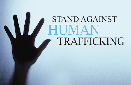 Let's stand together against human trafficking.